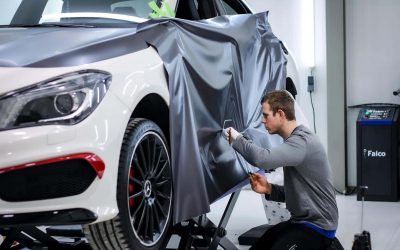 Volledige carwrap Mercedes CLA AMG